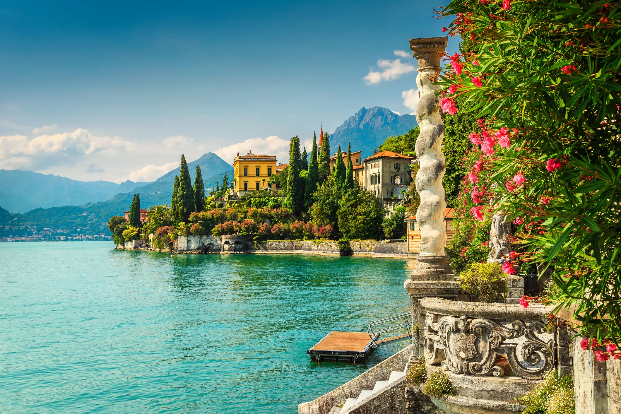 Lake como, italy           .
