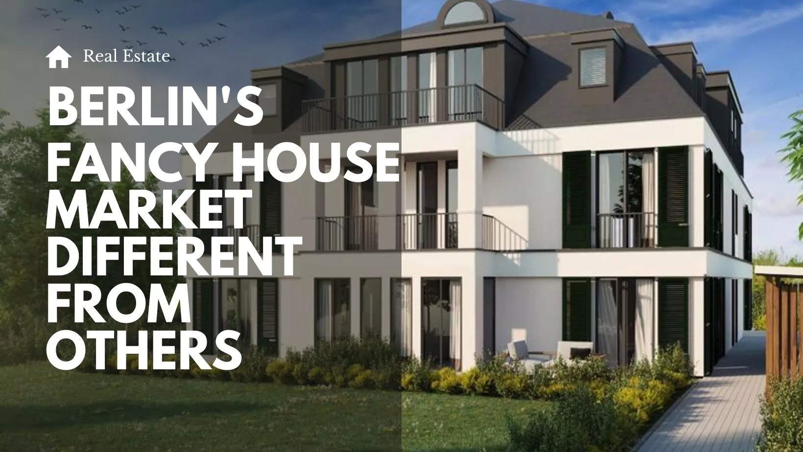 Berlin's fancy house market different from others.