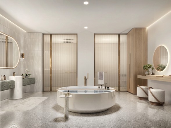 BEYOND DMCPlot2F01 CGI02 02 12K Penthouse B Master Bathroom