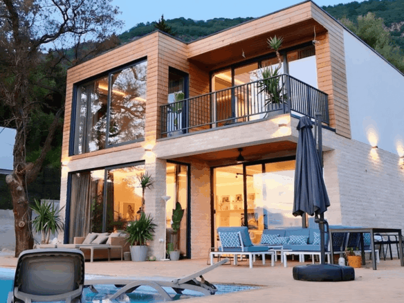 villas with panoramic sea views kotor montenegro