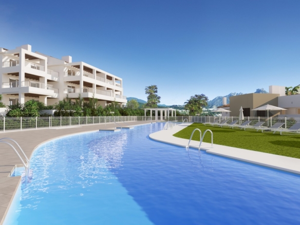 A4.1 Altura 160 apartments Benahavis Marbella pool May 2024 2