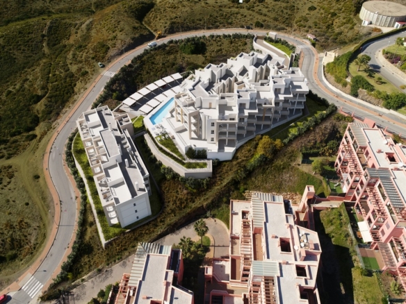 C1 Valley Views apartments Mijas aerial