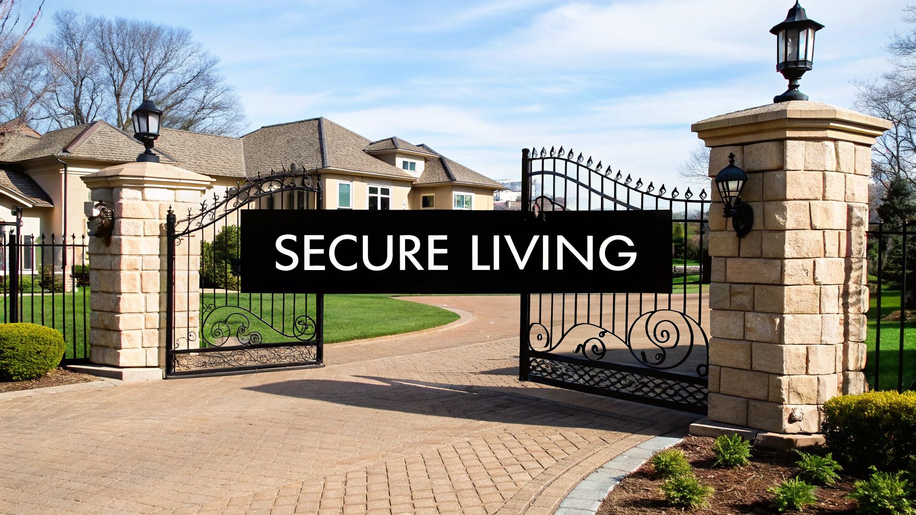 gated communities in the uk gated entrance