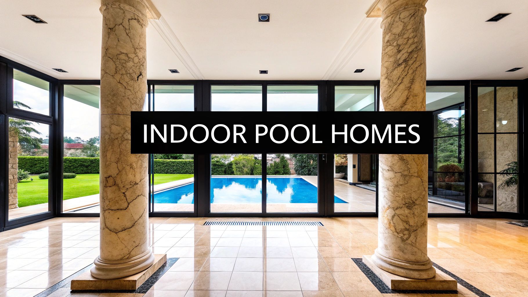 indoor pool homes luxury interior
