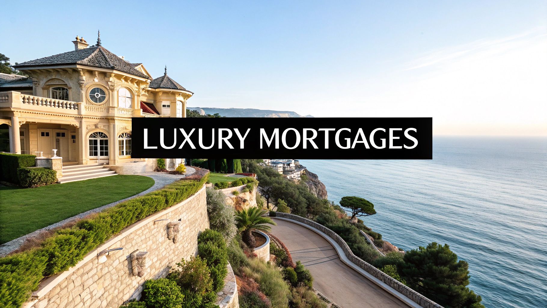 luxury overseas mortgages for high value homes coastal mansion