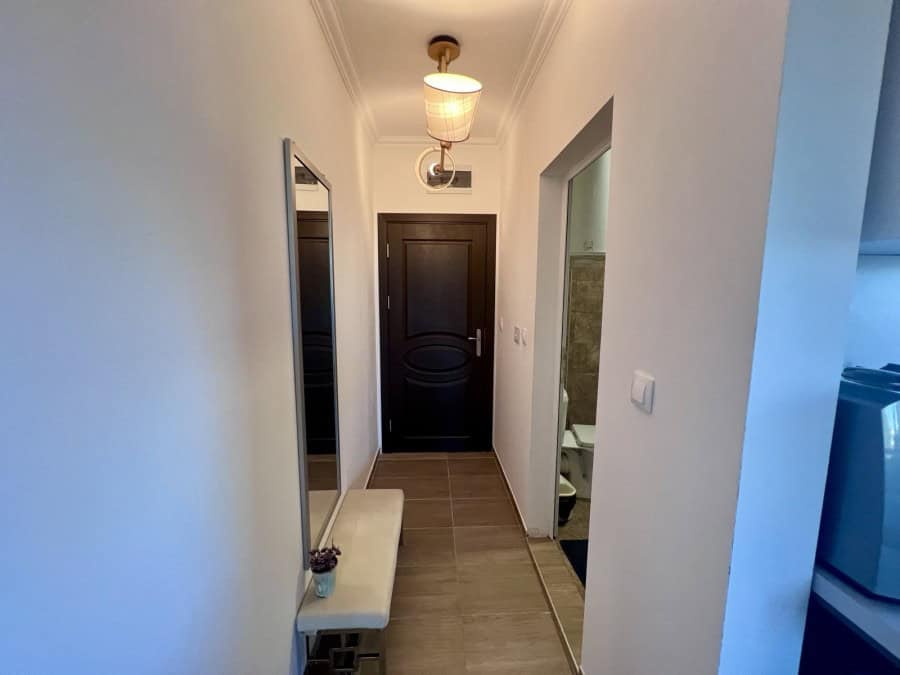 Sunny Beach studio apartment with contemporary design and efficient layout.