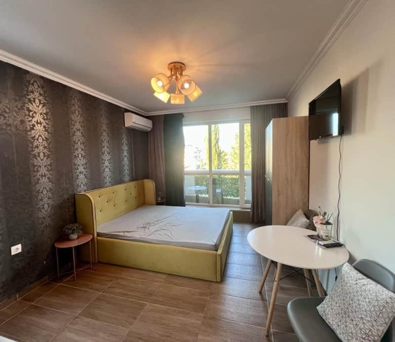 Modern studio apartment in Magnolia Residence, Sunny Beach, Bulgaria.