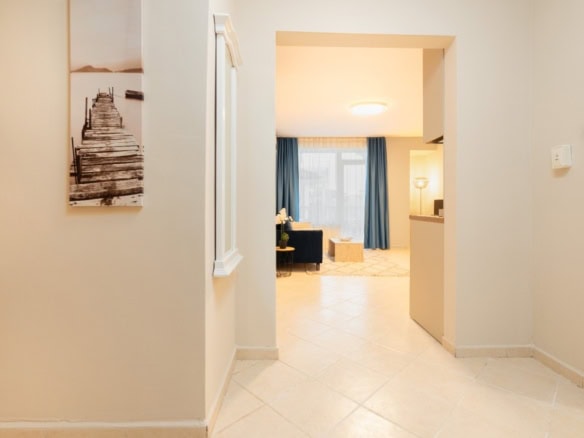 Modern 2-bedroom apartment with pool view in Sunny Beach center.