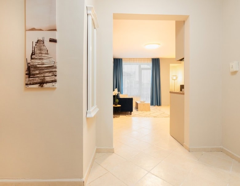 Modern 2-bedroom apartment with pool view in Sunny Beach center.