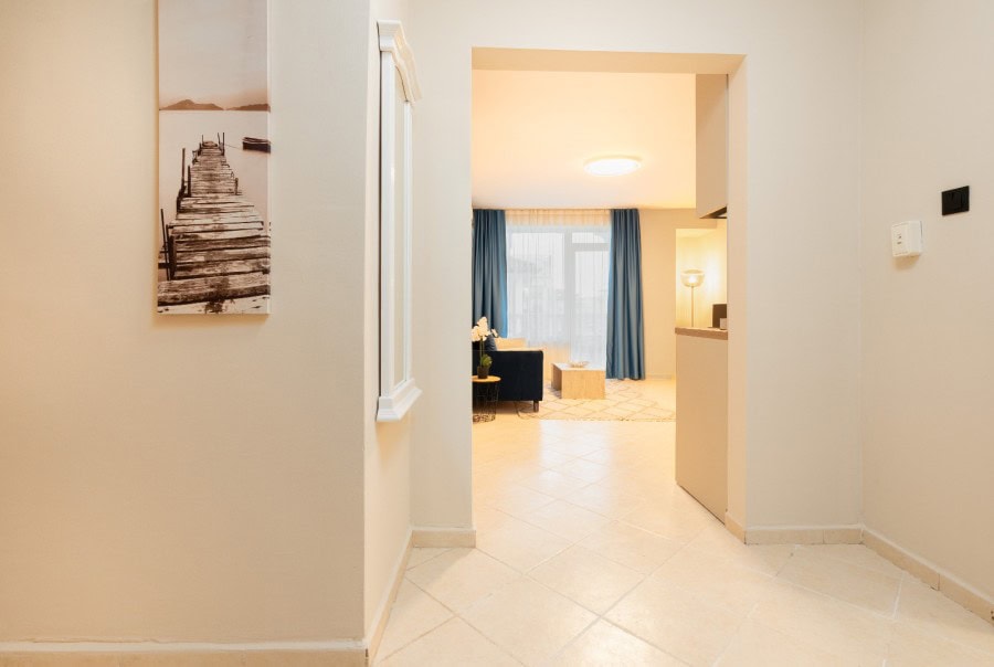 Modern 2-bedroom apartment with pool view in Sunny Beach center.