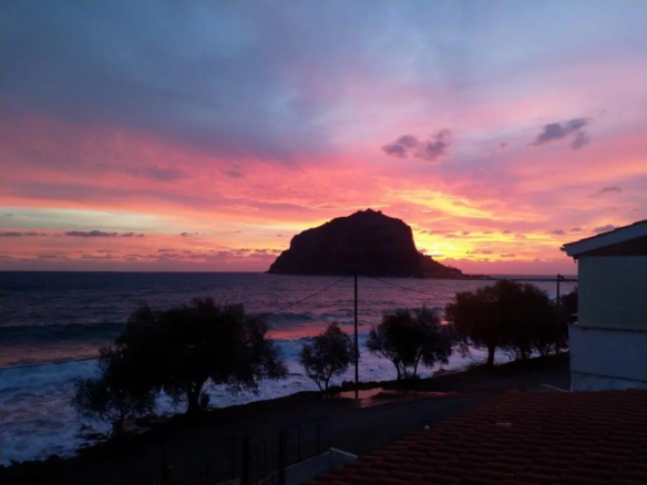 early sunrise fro veranda